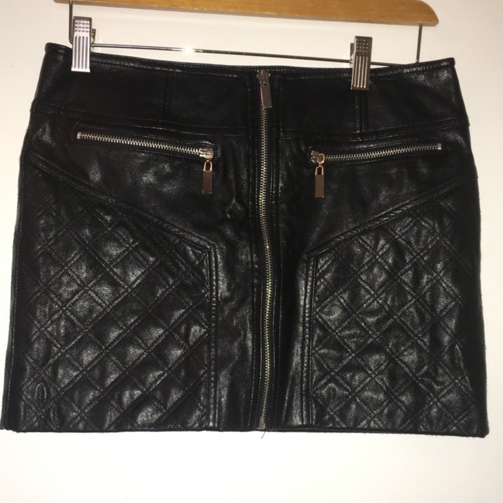 Leather skirt